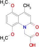 (5,8-dimethoxy-4-methyl-2-oxoquinolin-1(2H)-yl)acetic acid