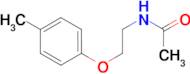 N-[2-(4-methylphenoxy)ethyl]acetamide