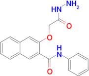 3-(2-hydrazino-2-oxoethoxy)-N-phenyl-2-naphthamide