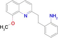 {2-[2-(8-methoxyquinolin-2-yl)ethyl]phenyl}amine