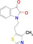 1-[2-(4-methyl-1,3-thiazol-5-yl)ethyl]-1H-indole-2,3-dione