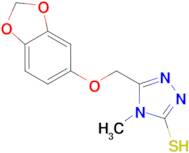 5-[(1,3-benzodioxol-5-yloxy)methyl]-4-methyl-4H-1,2,4-triazole-3-thiol