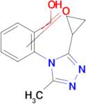 2-(3-cyclopropyl-5-methyl-4H-1,2,4-triazol-4-yl)benzoic acid