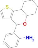 [2-(5a,6,7,8,9,9a-hexahydro-4H-thieno[3,2-c]chromen-4-yl)phenyl]amine