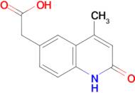 (4-methyl-2-oxo-1,2-dihydroquinolin-6-yl)acetic acid