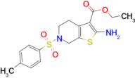 ethyl 2-amino-6-[(4-methylphenyl)sulfonyl]-4,5,6,7-tetrahydrothieno[2,3-c]pyridine-3-carboxylate