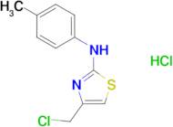 4-(chloromethyl)-N-(4-methylphenyl)-1,3-thiazol-2-amine hydrochloride