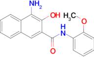 4-amino-3-hydroxy-N-(2-methoxyphenyl)-2-naphthamide