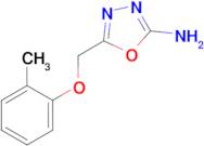 5-[(2-methylphenoxy)methyl]-1,3,4-oxadiazol-2-amine