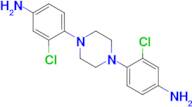 {4-[4-(4-amino-2-chlorophenyl)piperazin-1-yl]-3-chlorophenyl}amine