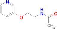 N-[2-(pyridin-3-yloxy)ethyl]acetamide