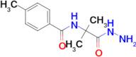 N-(2-hydrazino-1,1-dimethyl-2-oxoethyl)-4-methylbenzamide