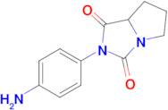 2-(4-aminophenyl)tetrahydro-1H-pyrrolo[1,2-c]imidazole-1,3(2H)-dione