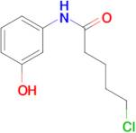 5-chloro-N-(3-hydroxyphenyl)pentanamide