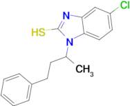 5-chloro-1-(1-methyl-3-phenylpropyl)-1H-benzimidazole-2-thiol