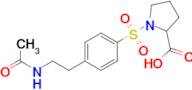 1-({4-[2-(acetylamino)ethyl]phenyl}sulfonyl)proline