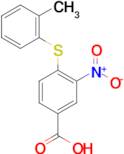 4-[(2-methylphenyl)thio]-3-nitrobenzoic acid