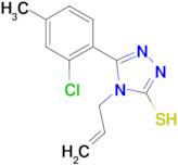 4-allyl-5-(2-chloro-4-methylphenyl)-4H-1,2,4-triazole-3-thiol