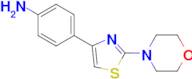 [4-(2-morpholin-4-yl-1,3-thiazol-4-yl)phenyl]amine