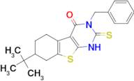 3-benzyl-7-tert-butyl-2-mercapto-5,6,7,8-tetrahydro[1]benzothieno[2,3-d]pyrimidin-4(3H)-one