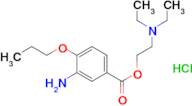 2-(diethylamino)ethyl 3-amino-4-propoxybenzoate hydrochloride