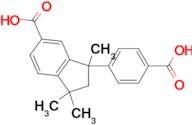 3-(4-carboxyphenyl)-1,1,3-trimethylindane-5-carboxylic acid