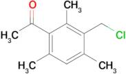 1-[3-(chloromethyl)-2,4,6-trimethylphenyl]ethanone