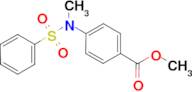 methyl 4-[methyl(phenylsulfonyl)amino]benzoate