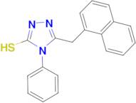 5-(1-naphthylmethyl)-4-phenyl-4H-1,2,4-triazole-3-thiol