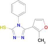 5-(2-methyl-3-furyl)-4-phenyl-4H-1,2,4-triazole-3-thiol