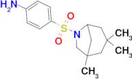 {4-[(1,3,3-trimethyl-6-azabicyclo[3.2.1]oct-6-yl)sulfonyl]phenyl}amine