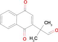 2-(1,4-dioxo-1,4-dihydronaphthalen-2-yl)-2-methylpropanal