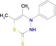 5,6-dimethyl-4-phenyl-4H-1,3,4-thiadiazine-2-thiol