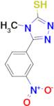 4-methyl-5-(3-nitrophenyl)-4H-1,2,4-triazole-3-thiol