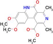 Methyl 8,9-dimethoxy-2,4-dimethyl-5-oxo-5,6-dihydrobenzo[c]-2,7-naphthyridine-1-carboxylate