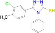 5-(3-chloro-4-methylphenyl)-4-phenyl-4H-1,2,4-triazole-3-thiol