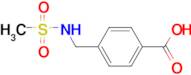 4-{[(methylsulfonyl)amino]methyl}benzoic acid