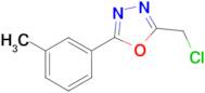 2-(chloromethyl)-5-(3-methylphenyl)-1,3,4-oxadiazole