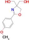 [2-(4-methoxyphenyl)-4,5-dihydro-1,3-oxazole-4,4-diyl]dimethanol