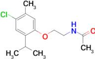 N-[2-(4-chloro-2-isopropyl-5-methylphenoxy)ethyl]acetamide