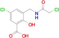 5-chloro-3-{[(chloroacetyl)amino]methyl}-2-hydroxybenzoic acid