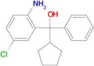 (2-amino-5-chlorophenyl)(cyclopentyl)phenylmethanol