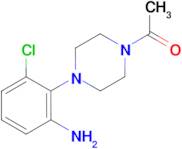 [2-(4-acetylpiperazin-1-yl)-3-chlorophenyl]amine