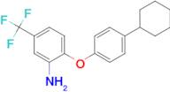 [2-(4-cyclohexylphenoxy)-5-(trifluoromethyl)phenyl]amine