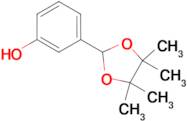 3-(4,4,5,5-tetramethyl-1,3-dioxolan-2-yl)phenol