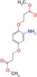 dimethyl 3,3'-[(2-amino-1,4-phenylene)bis(oxy)]dipropanoate