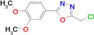 2-(chloromethyl)-5-(3,4-dimethoxyphenyl)-1,3,4-oxadiazole