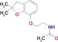 N-{2-[(2,2-dimethyl-2,3-dihydro-1-benzofuran-7-yl)oxy]ethyl}acetamide