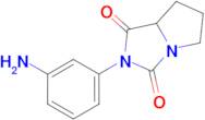 2-(3-aminophenyl)tetrahydro-1H-pyrrolo[1,2-c]imidazole-1,3(2H)-dione
