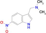 N,N-dimethyl-1-(6-nitro-1H-indol-3-yl)methanamine